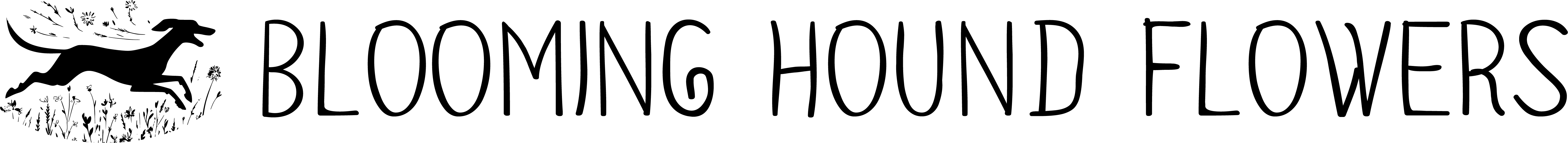 Blooming Hound Flowers Logo